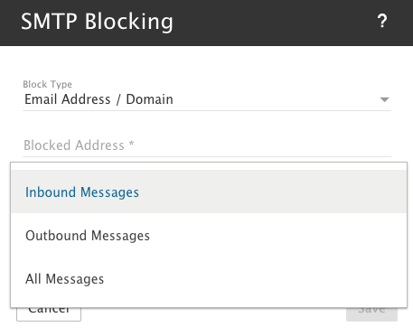 Blocked Address
